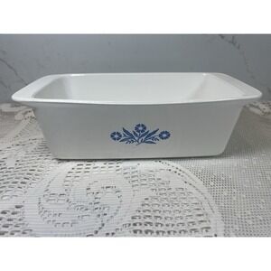 Vintage CorningWare Cornflower Blue P-315-B 2 Qt Loaf Pan USA 1960s